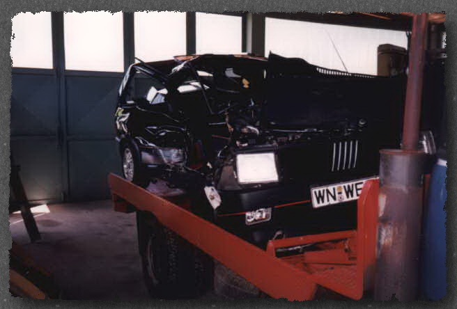 Fiat Uno turbo MK1 - Unfall
